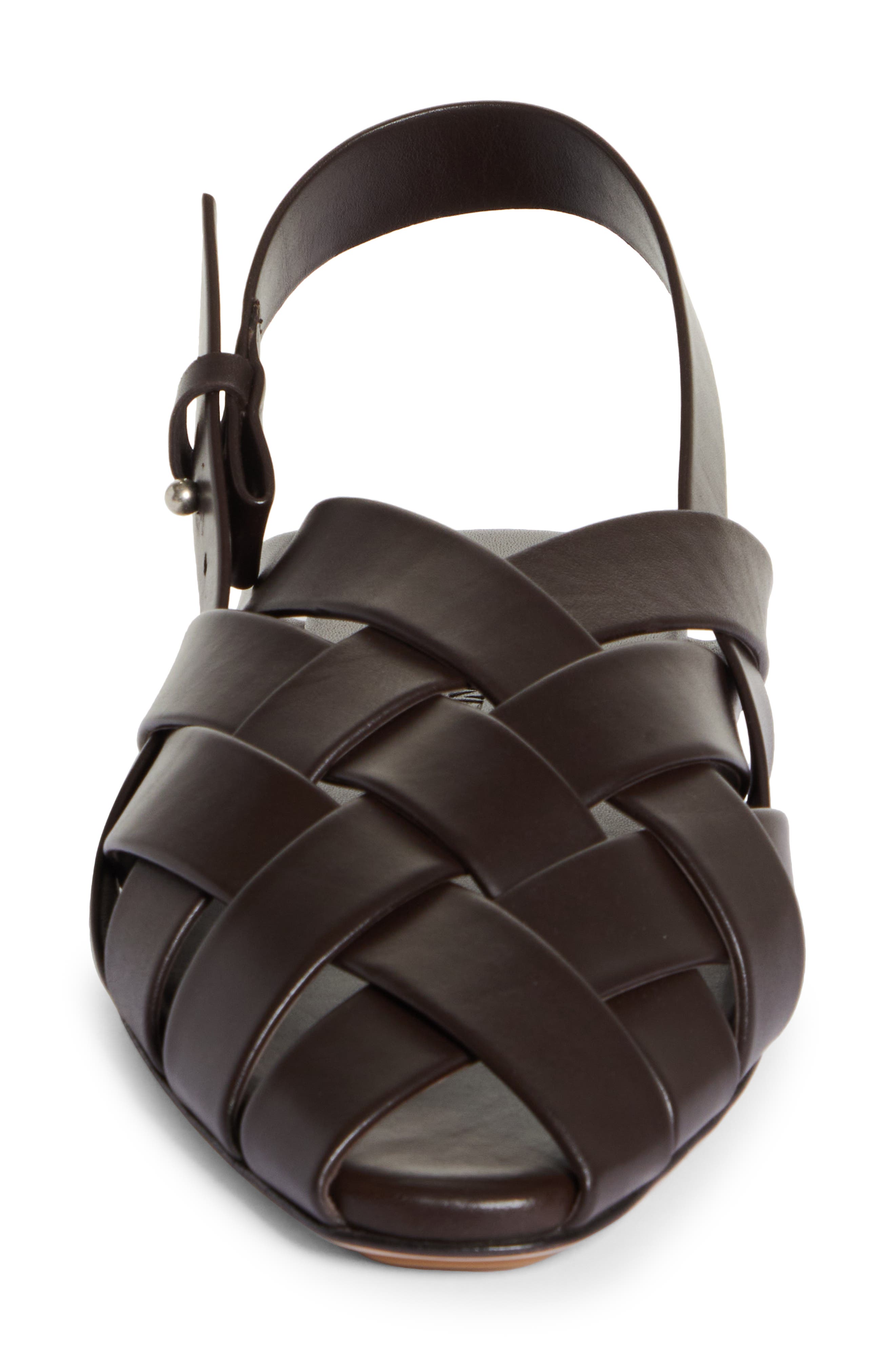 Bottega Veneta Alfie Stretch Slingback Flat, Alternate, color, 