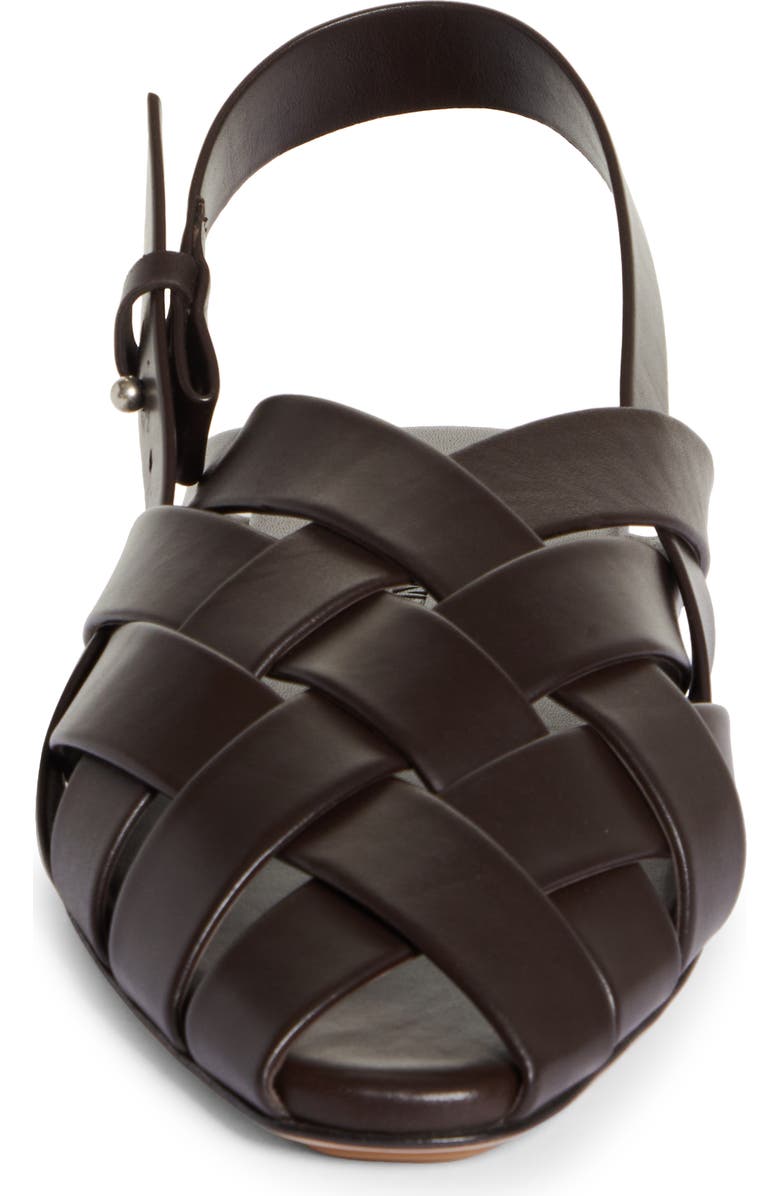 Bottega Veneta Alfie Stretch Slingback Flat, Alternate, color,