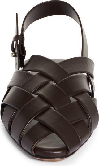 Bottega Veneta Alfie Stretch Slingback Flat (Women) | Nordstrom