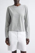 Kallmeyer Wynn Stripe Long Sleeve Cotton T-Shirt