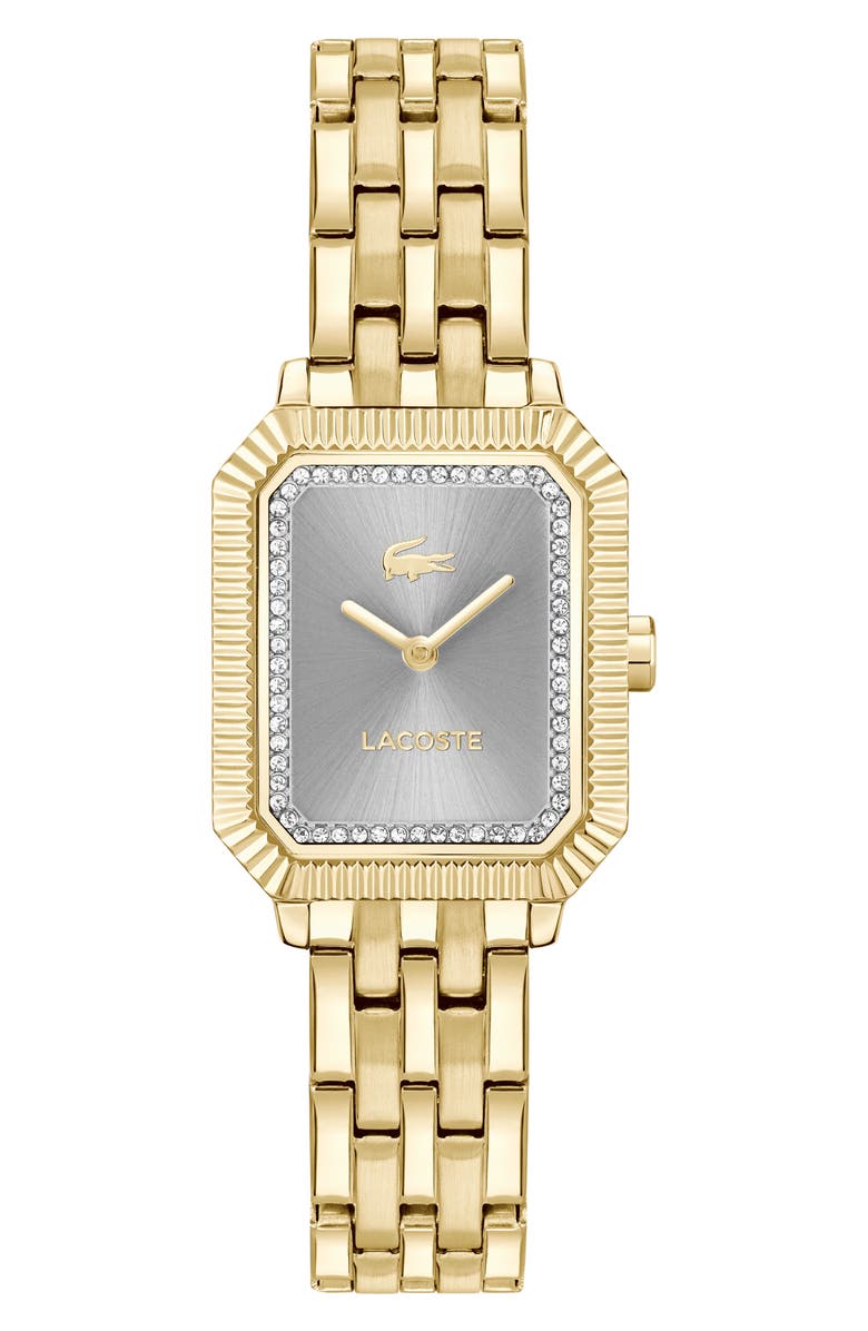 Lacoste Parisienne Bracelet Watch, 28.3mm x 20.7mm, Main, color, Grey