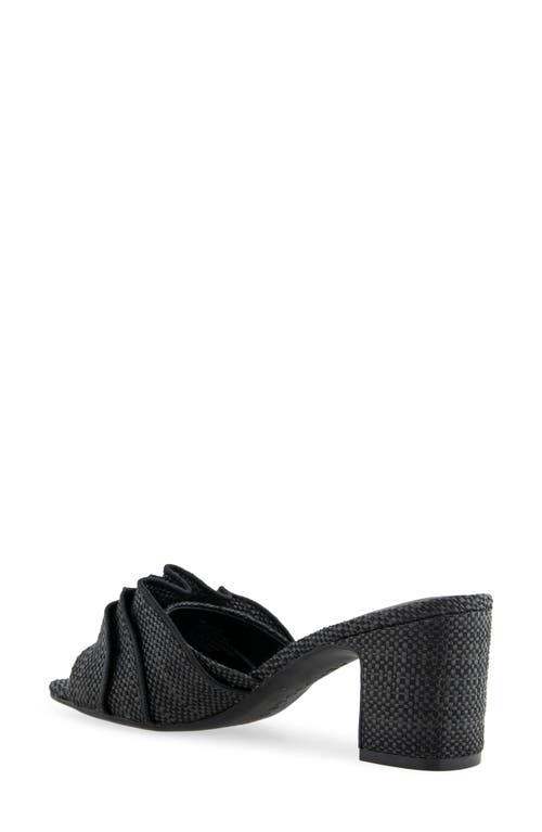 Aerosoles Gabrielle Ruffe Slide Sandal In Black