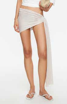 Merci O-Ring Side Sash Miniskirt