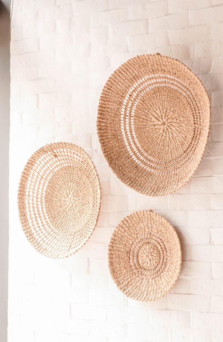 LIKHA Open Weave Wall Basket, Alternate, color, Natural