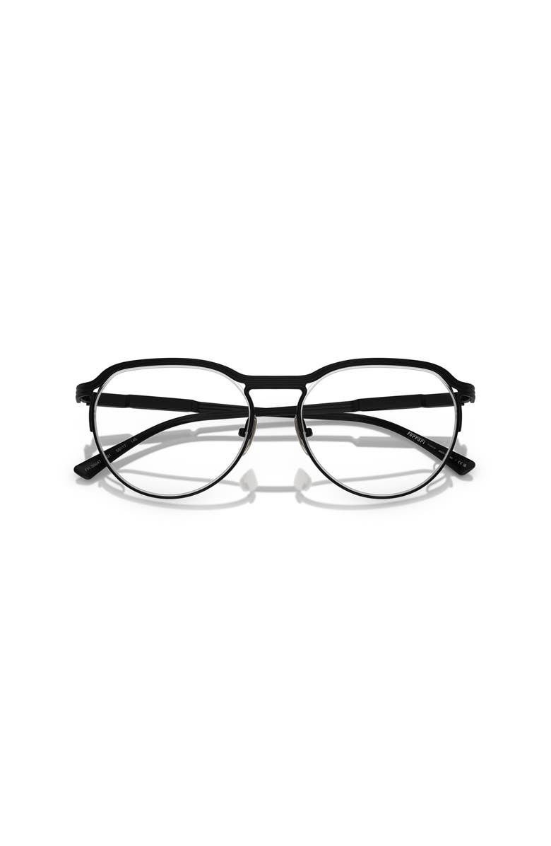 Ferrari 53mm Oval optical glasses, Alternate, color, Black