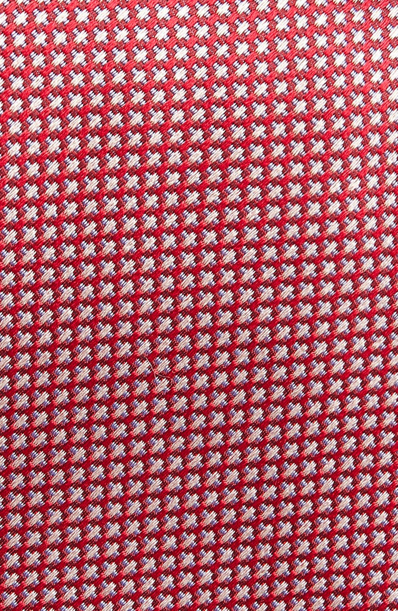 David Donahue Jacquard Silk Tie, Alternate, color, Red