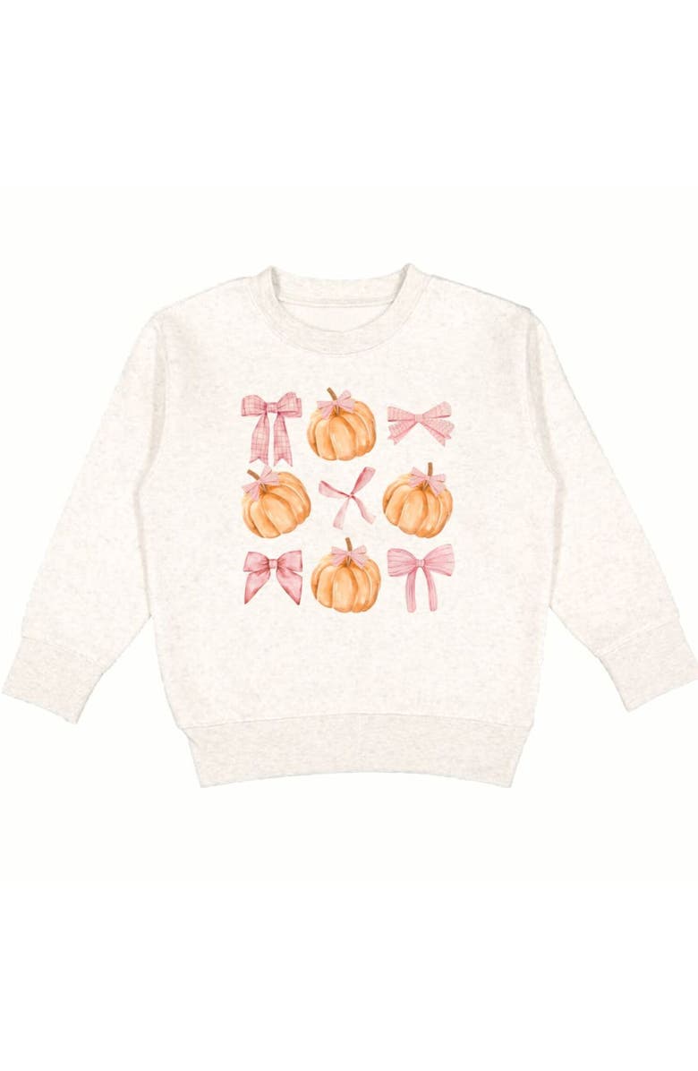 Sweet Wink Pumpkin Sweatshirt, Main, color, Natural