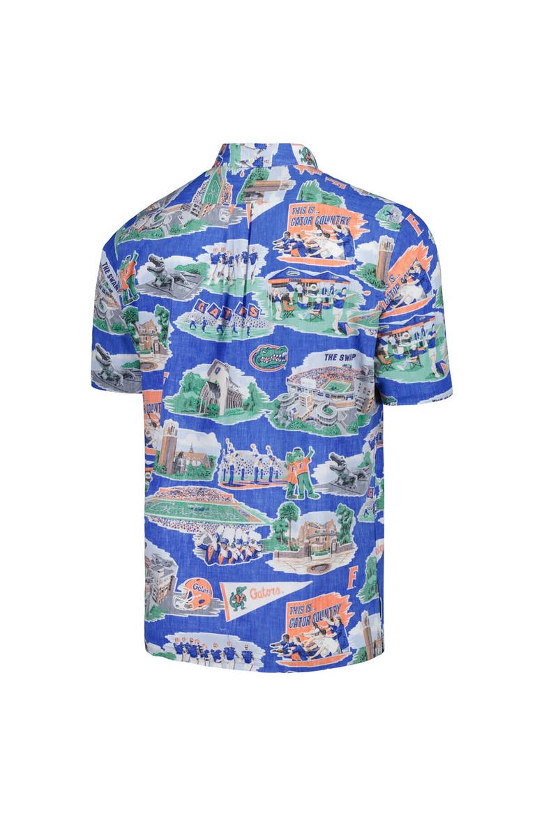 Men's Reyn Spooner Royal Florida Gators Scenic Button-Down Shirt, Alternate, color, Royal