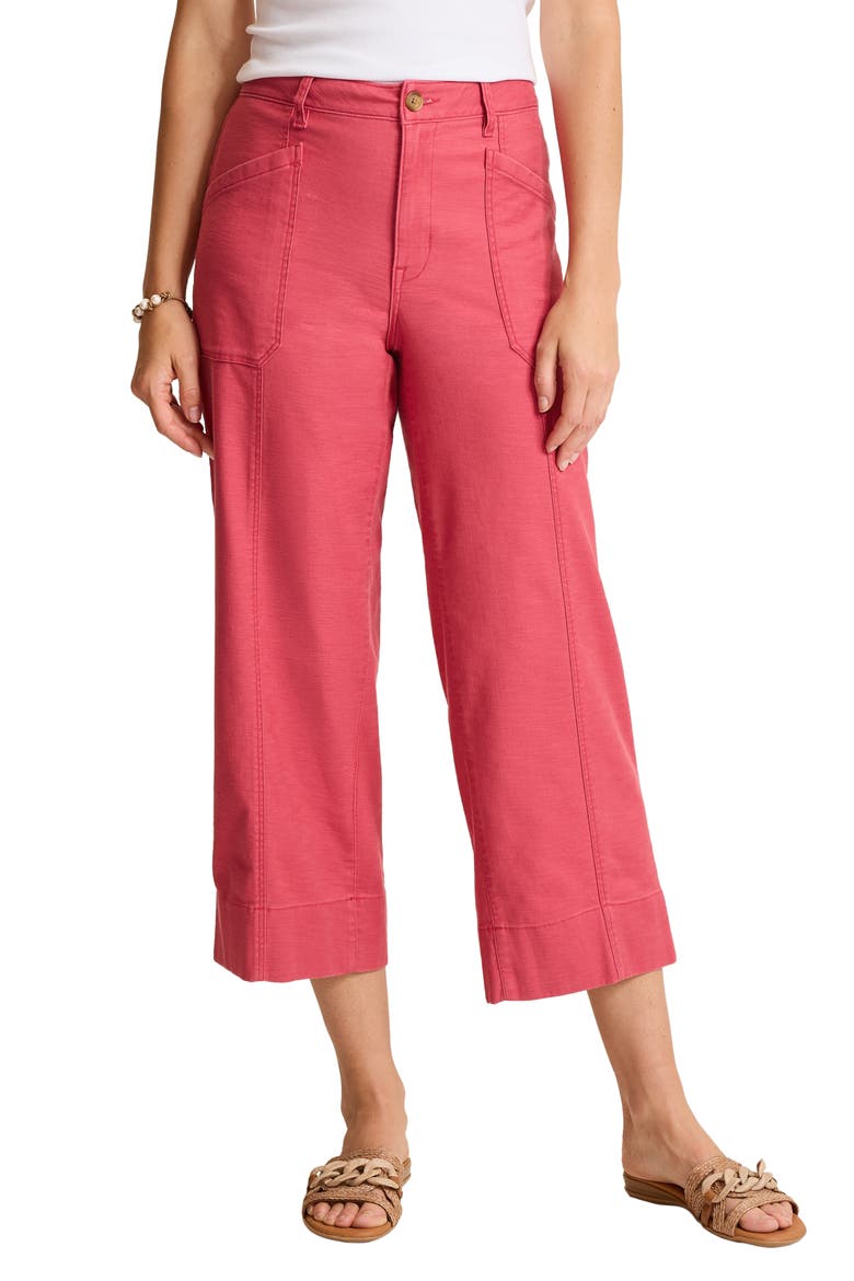 Sunset Key Cropped Pants, Main, color, DK HAVANA