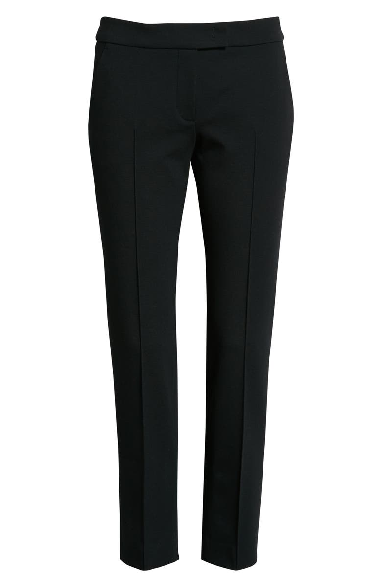 Akris punto Frankie Pleated Pants, Alternate, color, Black