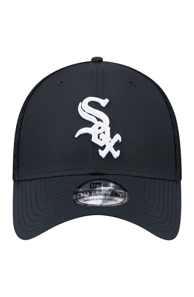 New Era Men's New Era Black Chicago White Sox Team Tone 39THIRTY Flex Hat, Alternate, color, Black