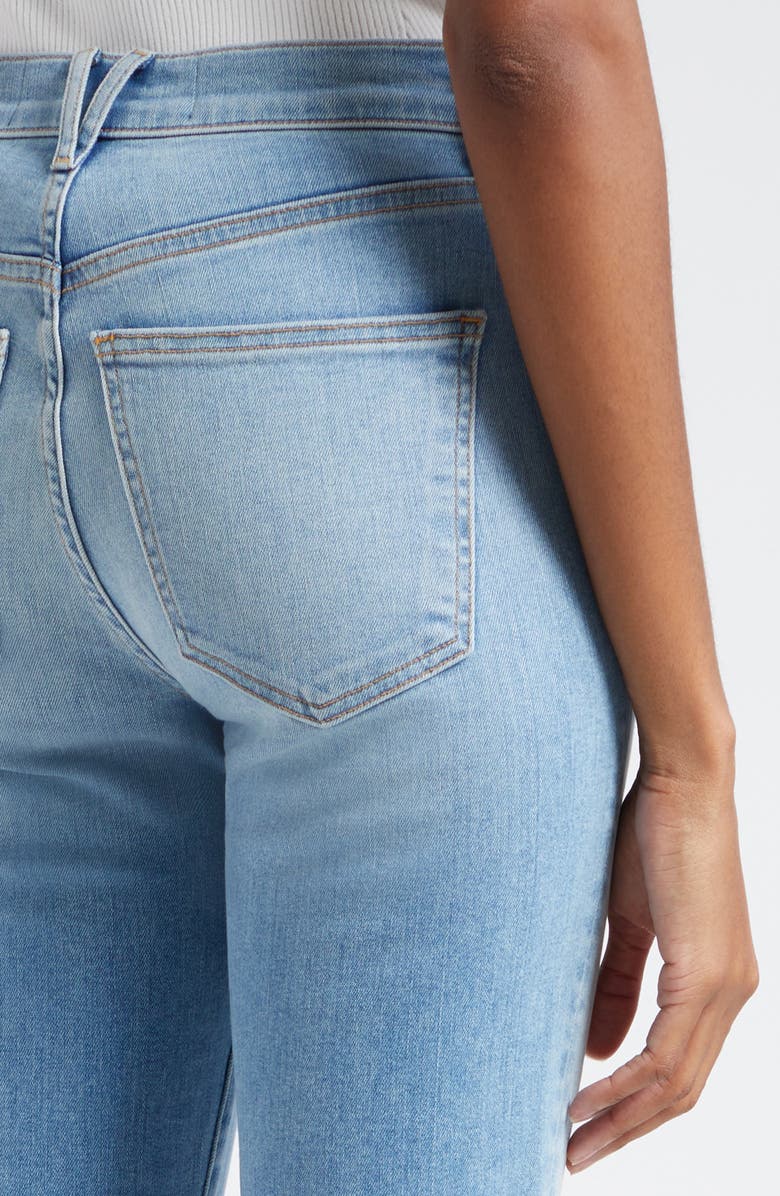 Veronica Beard Cameron Raw Hem Bootcut Jeans, Alternate, color,