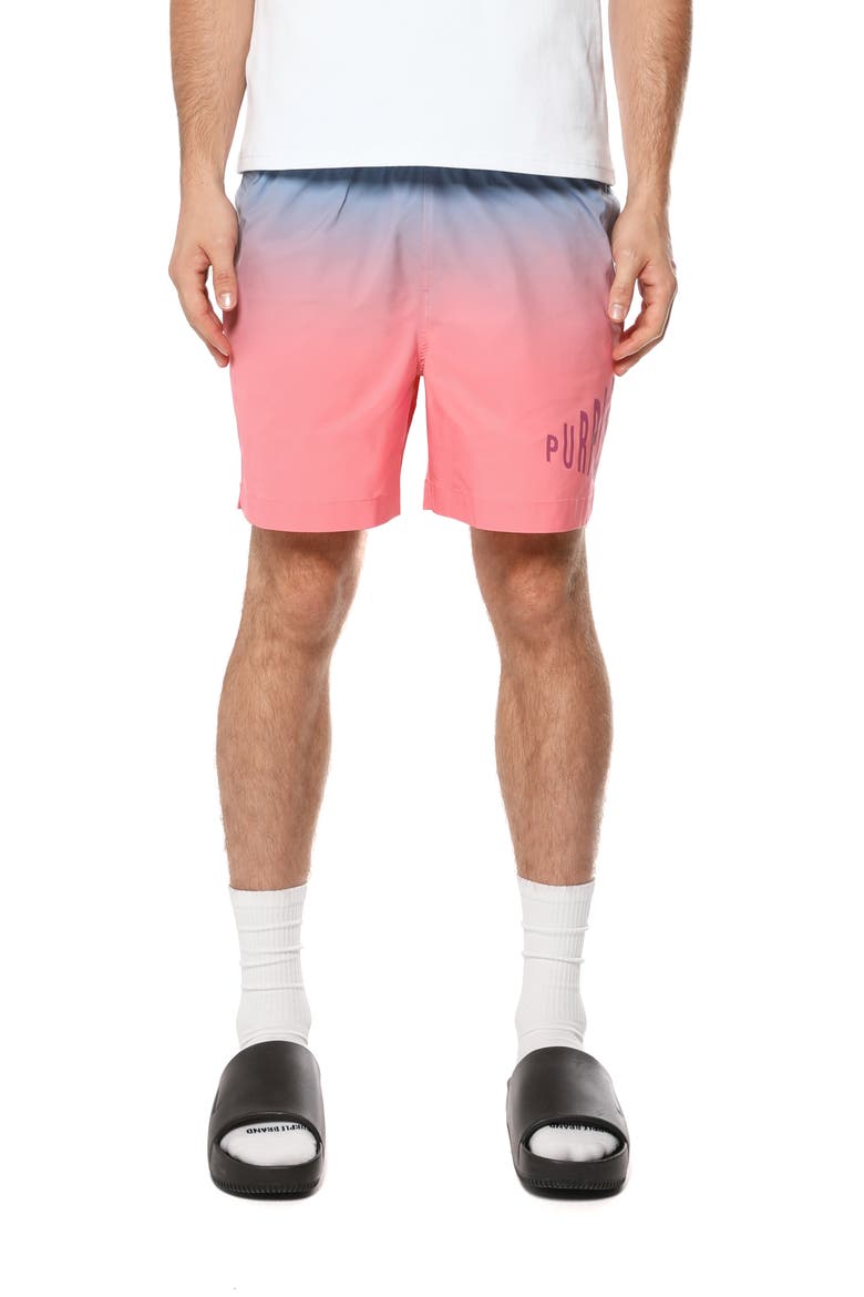 All Around Water Repellent Shorts, Main, color, PINK