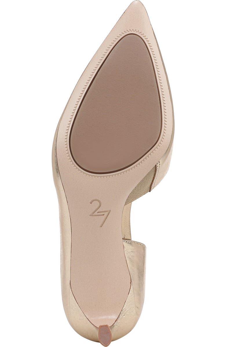 27 EDIT Naturalizer Faith Half d'Orsay Pointed Toe Pump, Alternate, color, Light Champagne