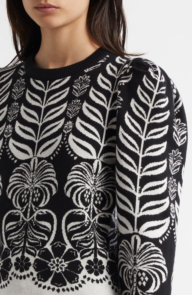 FARM Rio Anika Tropical Splendor Sweater, Alternate, color, 