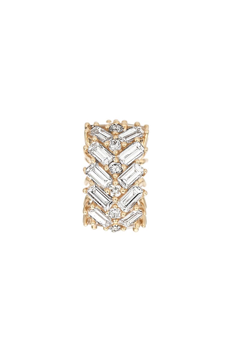 Lab Grown Diamond Chevron Pendant, Alternate, color, 14K YELLOW GOLD