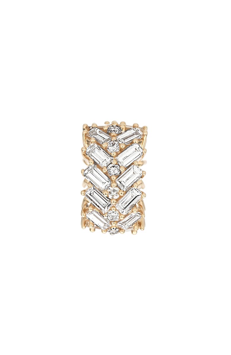 Adina Reyter Lab Grown Diamond Chevron Pendant, Alternate, color, 14K Yellow Gold