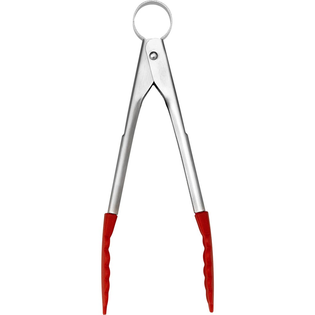 Cuisipro Silicone Mini Tongs In Red