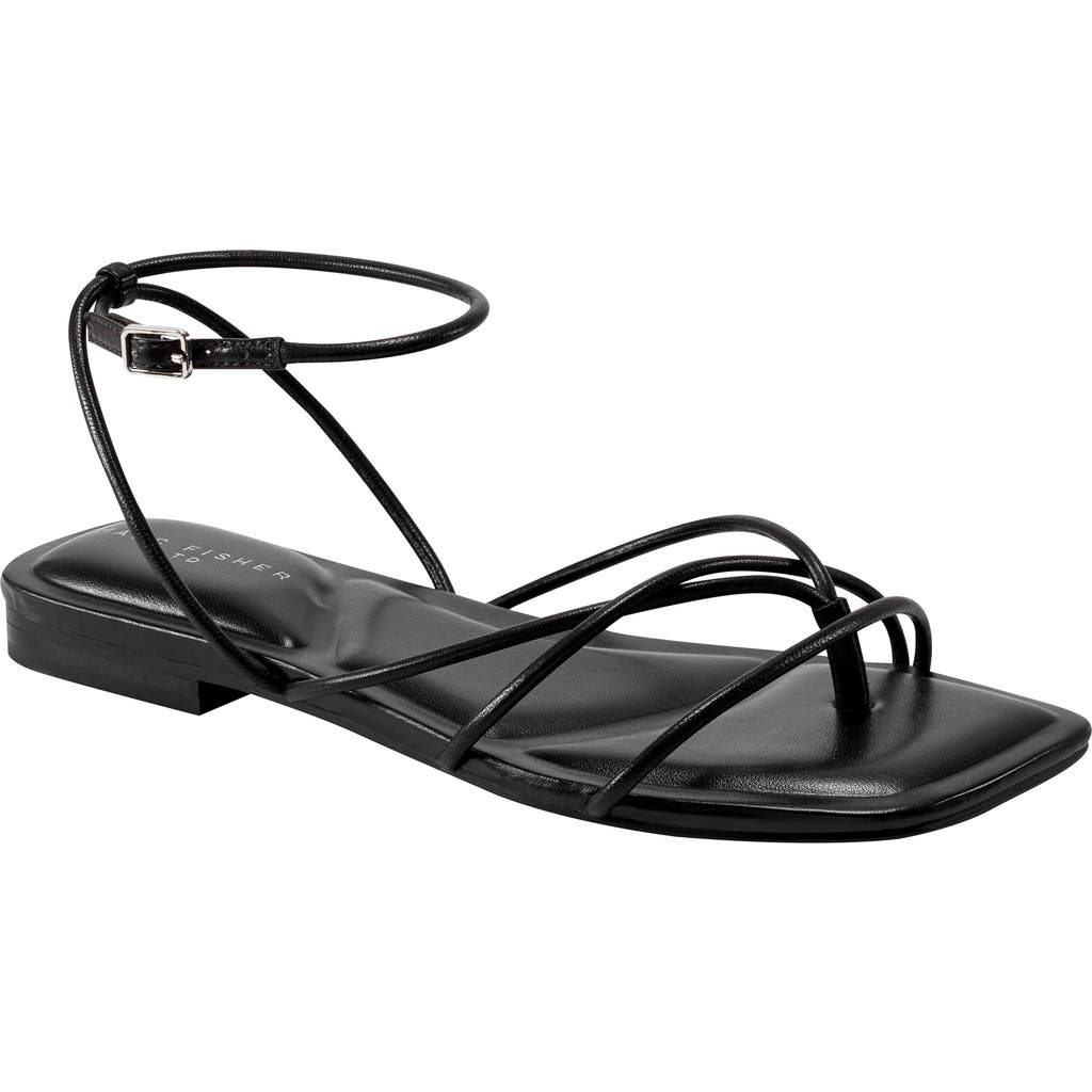 Marc Fisher Mayte Ankle Strap Sandal In Black