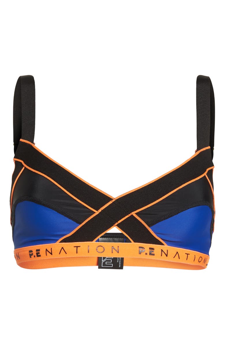P.E Nation The Alignment Sport Bra, Alternate, color, 