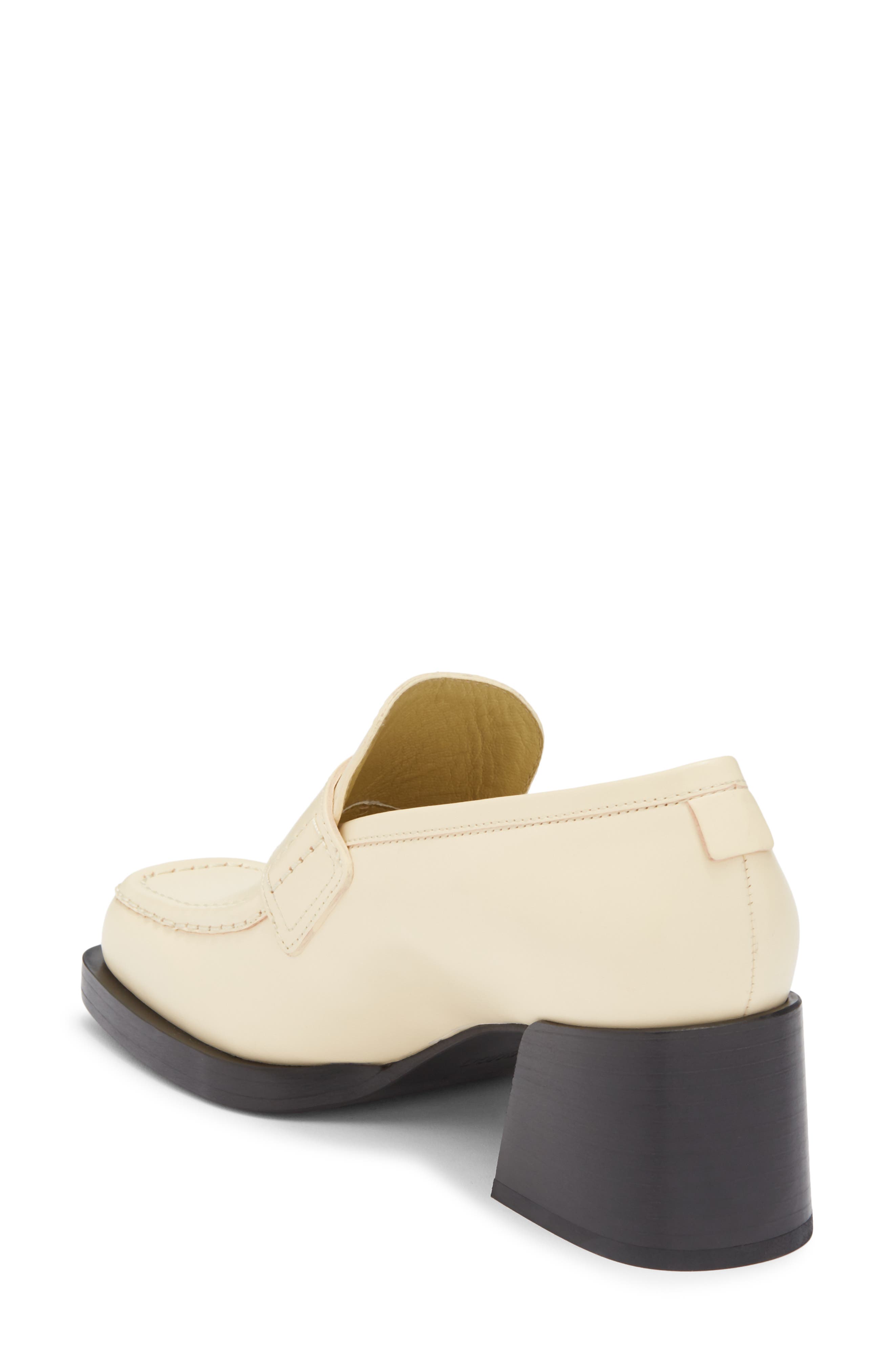 LABUCQ Kitty Platform Loafer, Alternate, color, Ivory