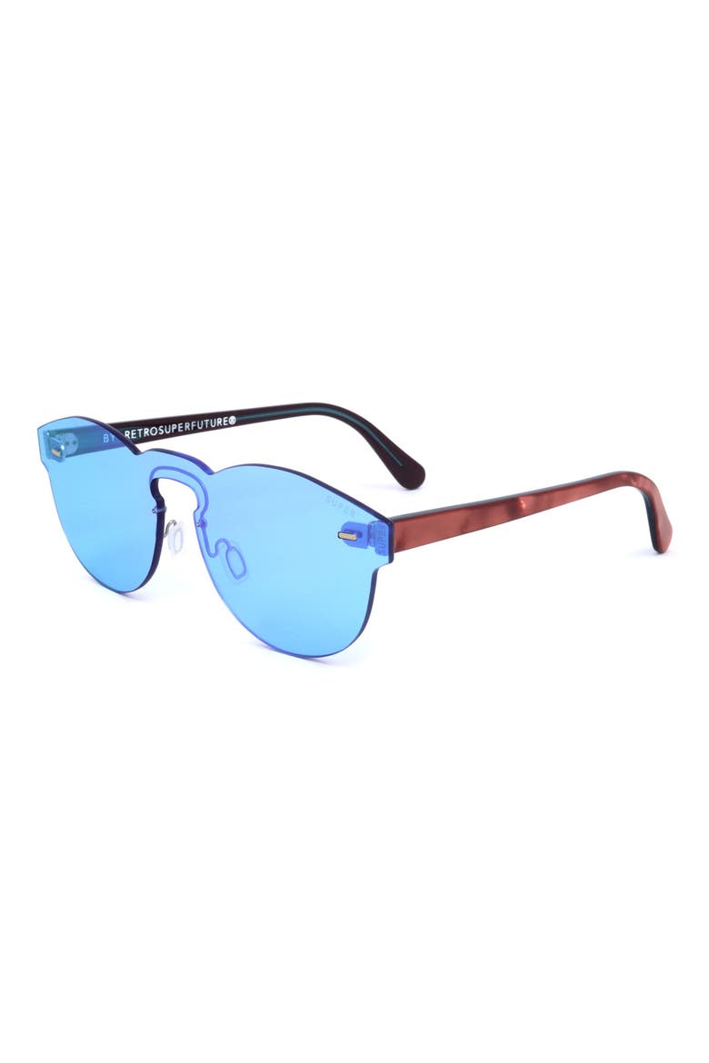 48mm Round Sunglasses, Alternate, color, BROWN