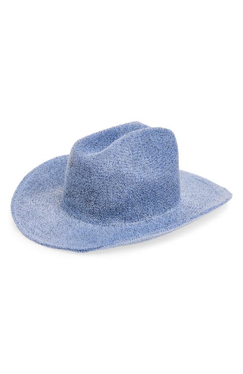 Marled Knit Cowboy Hat