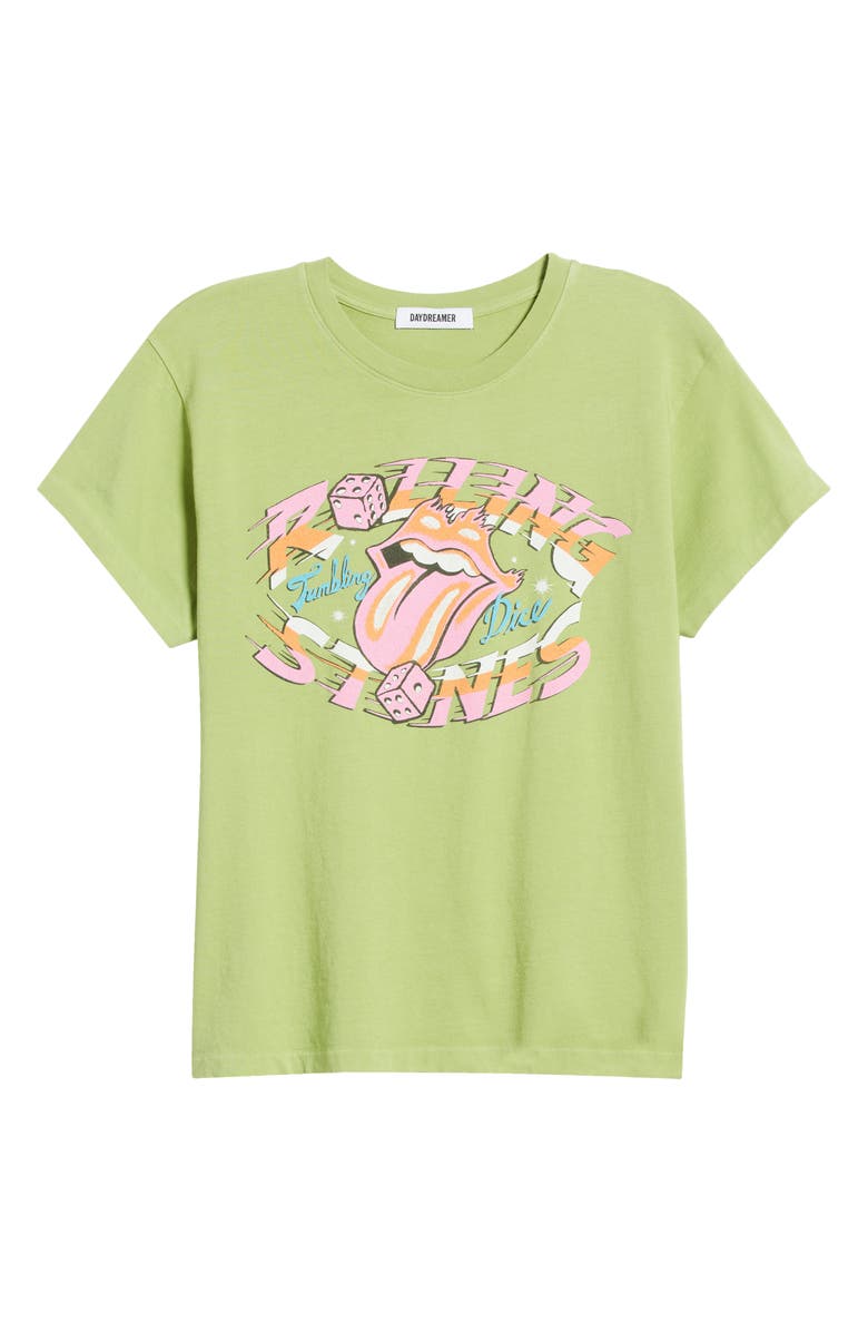 Daydreamer Rolling Stones Tumbling Dice Cotton Graphic T-Shirt, Alternate, color, 