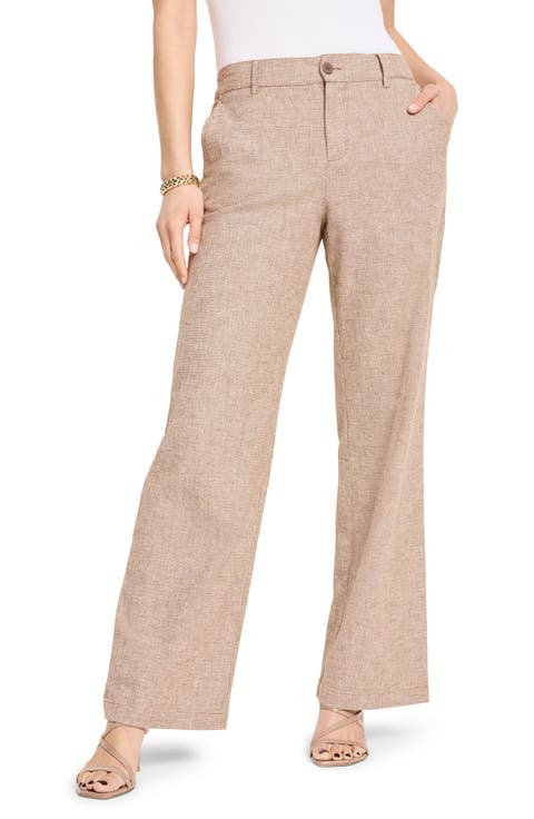 High Waist Linen Women's Summer Loose Pants 3557#