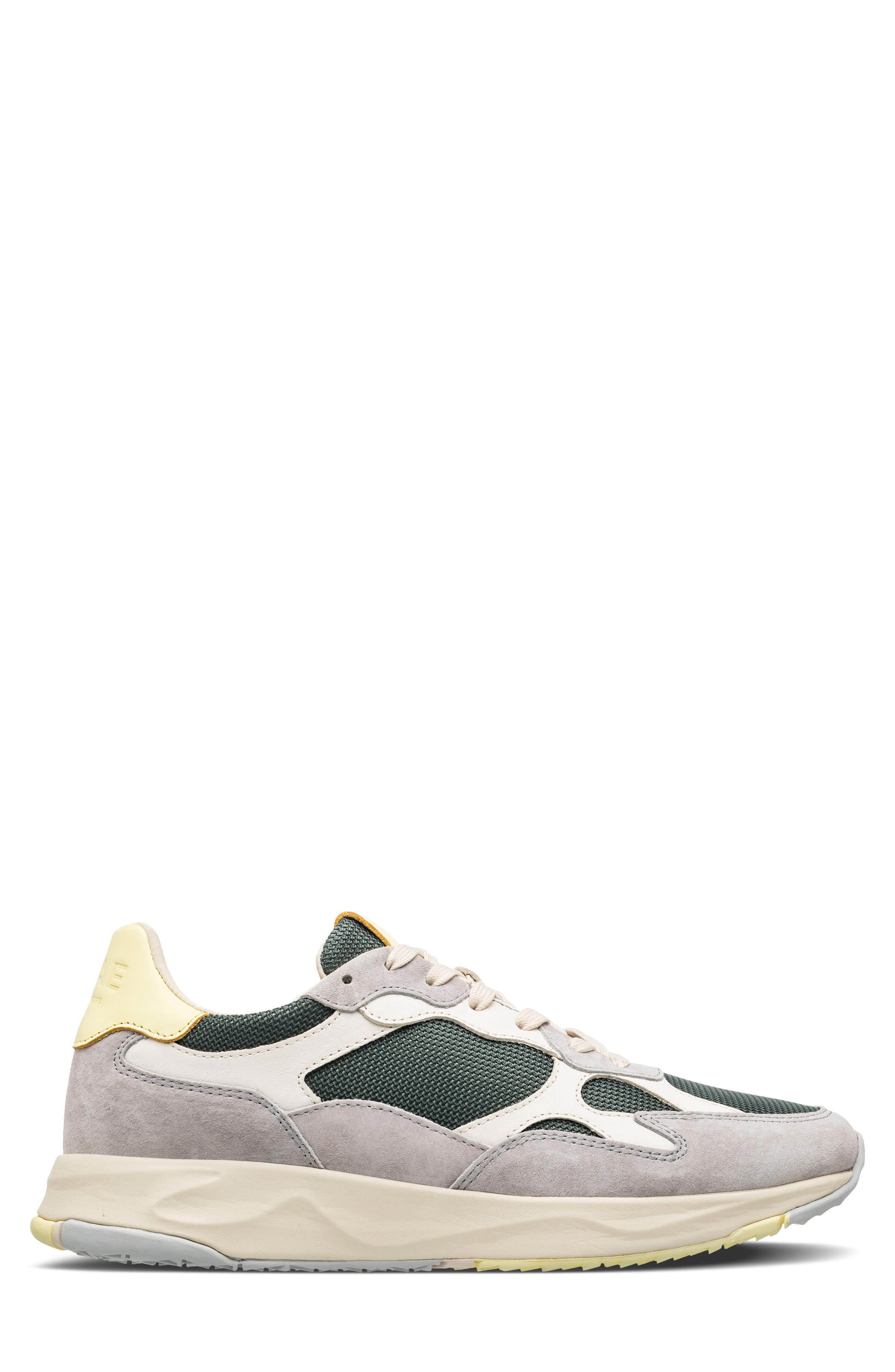 CLAE Zuma Sneaker, Alternate, color, Quiet Grey Forest Wax Yellow