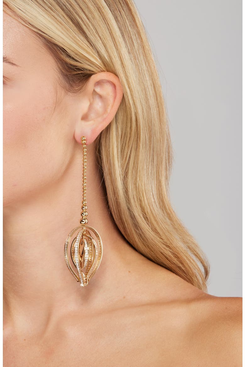 Muse Drop Earrings, Alternate, color, GOLD