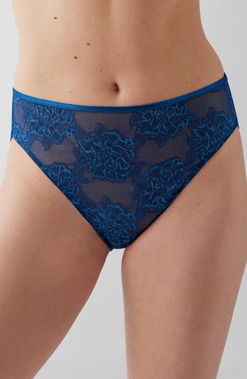 Wacoal Full Bloom High Cut Panties In Blue