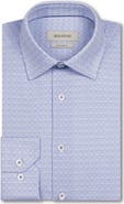 Bugatchi James OoohCotton® Geo Stripe Button-Up Shirt