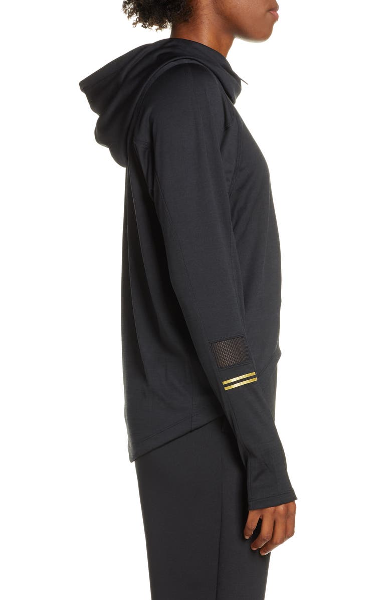 Nike Glam Midlayer Funnel Neck Hoodie, Alternate, color,