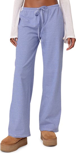 パンツ everyone relax-fit stripe easy pants 64b40b7964b3e57432732feab7b199