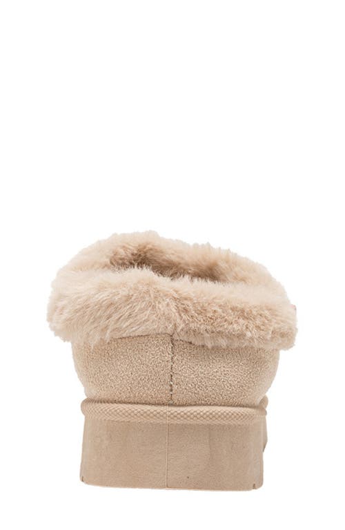 Bebe Kids' Cozy Friendship Beaded Faux Fur Trim Slipper In Multi