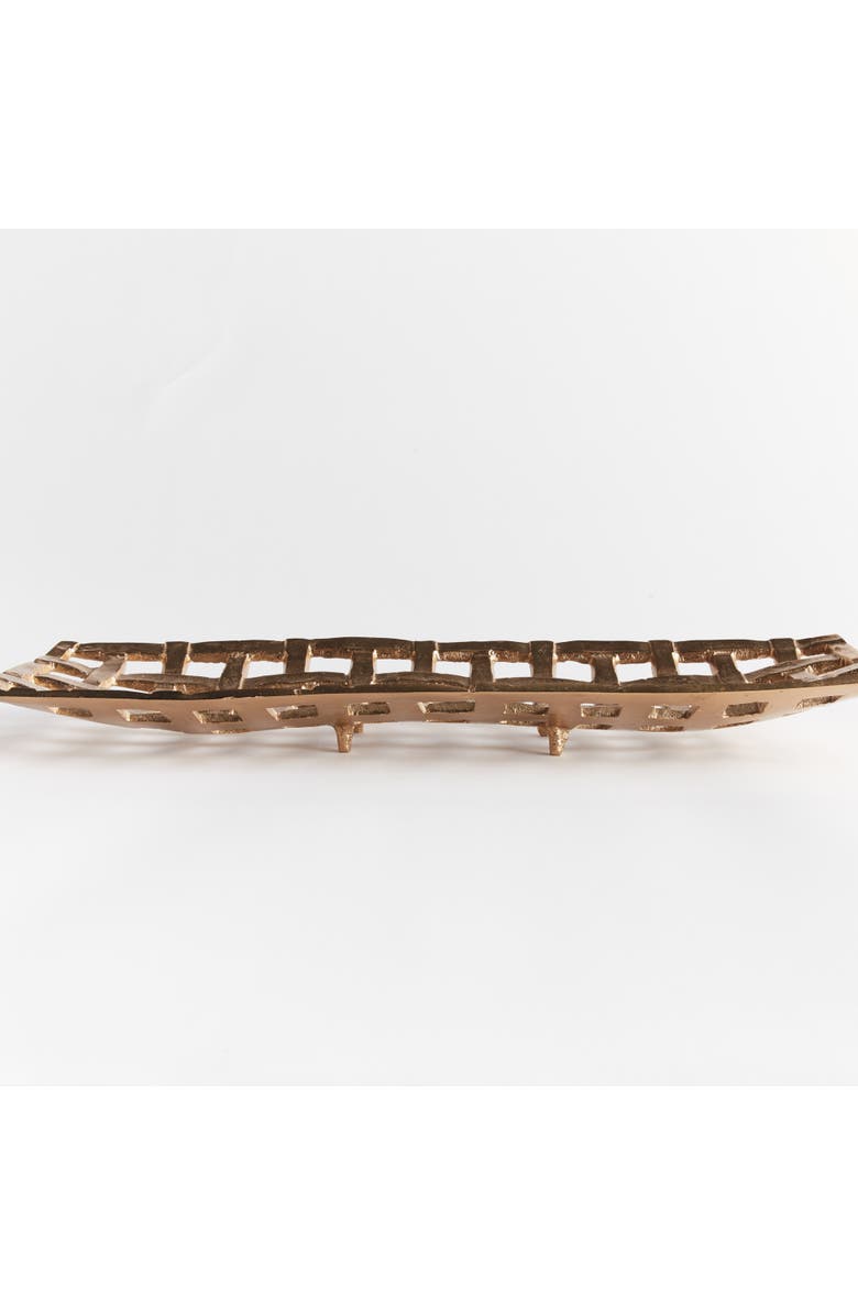 Napa Home & Garden Lopa Decorative Rectangular Tray, Alternate, color, Gold
