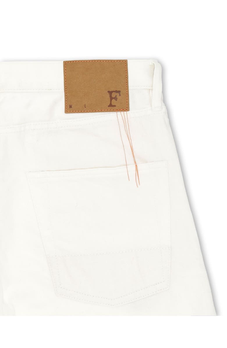 Fortela 356 Jaky Japan Selvedge 5-Pocket Regular Fit White Denim, Alternate, color, Off White