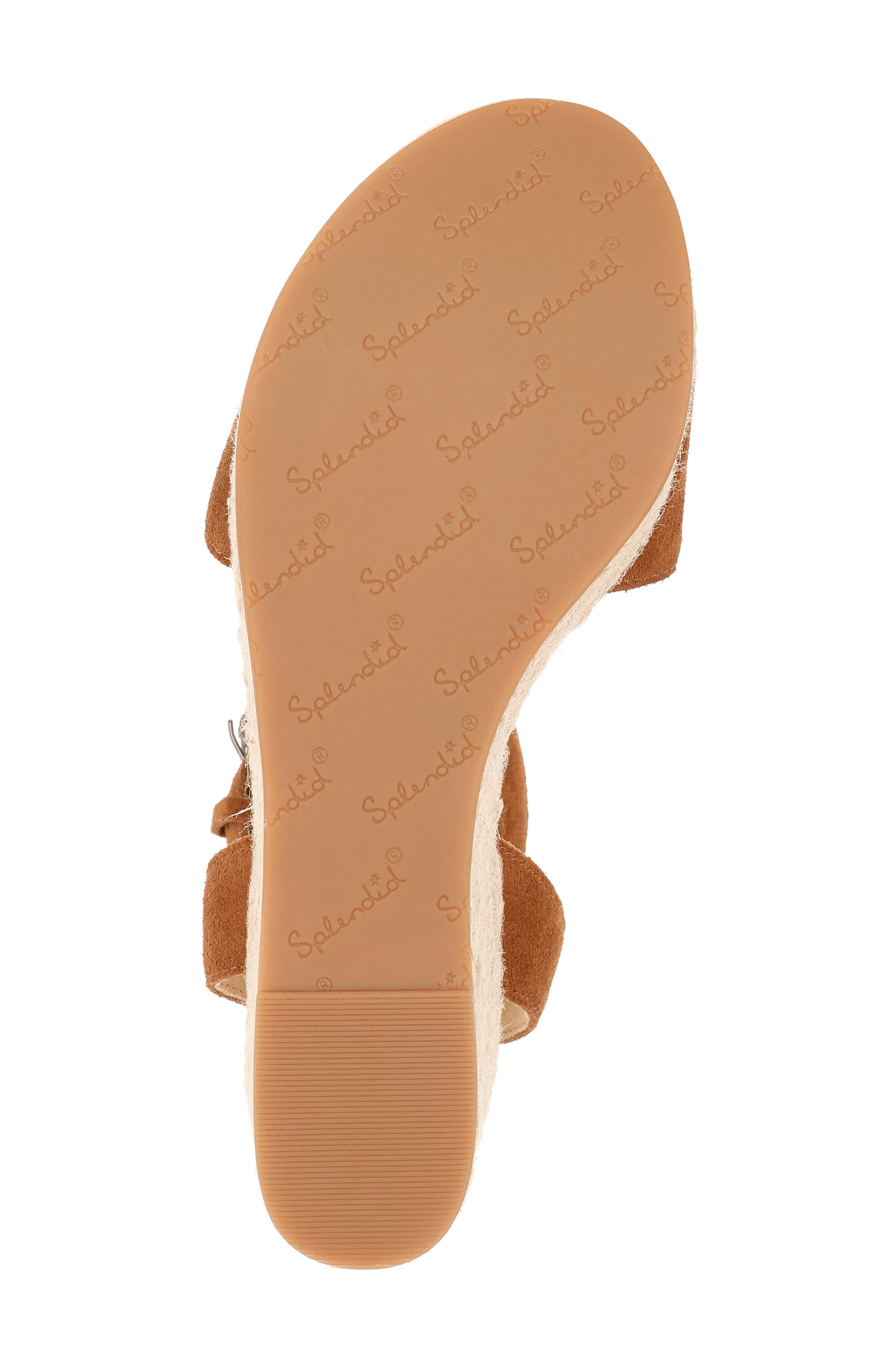 Arianna Espadrille Wedge Sandal, Alternate, color, WHISKEY SUEDE