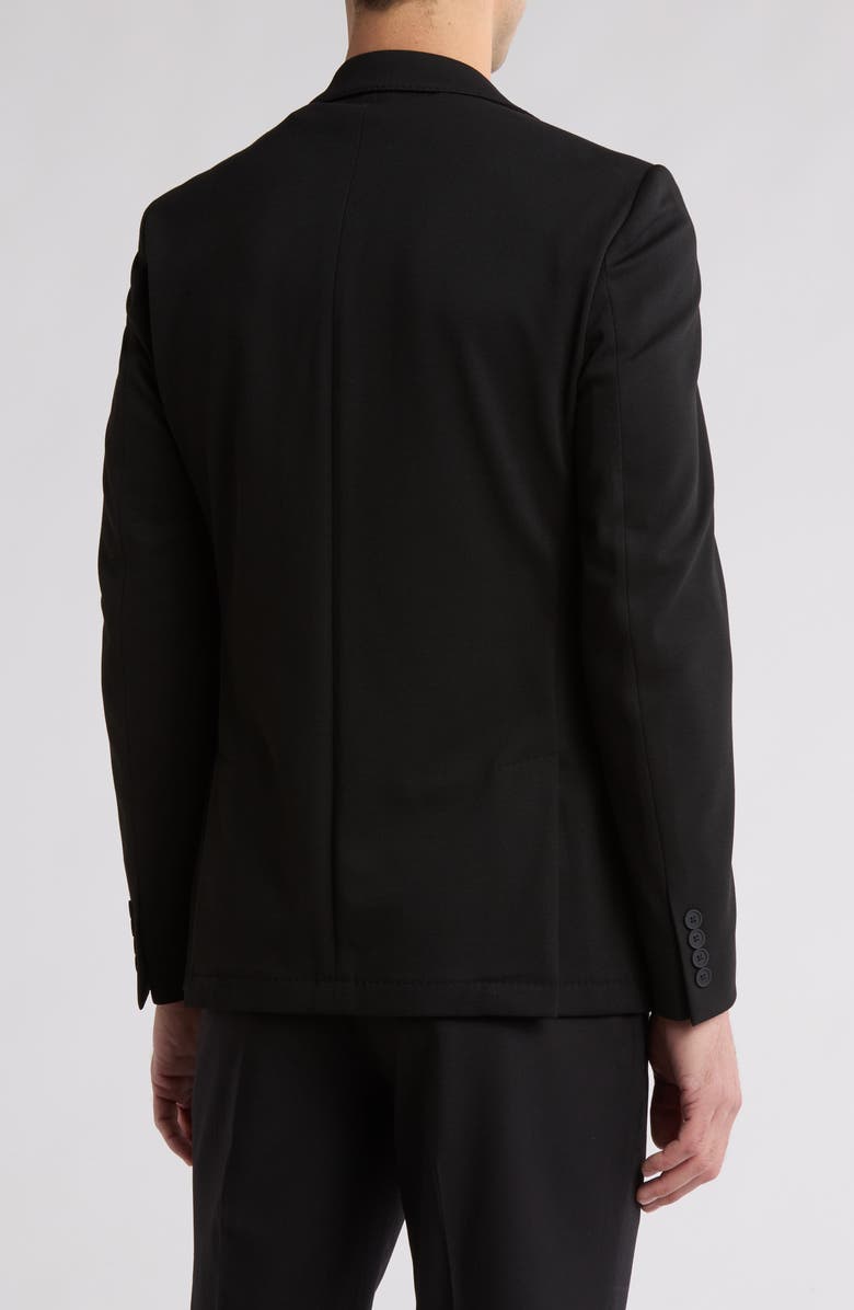 Calvin Klein Notch Lapel Sport Coat, Alternate, color, Black