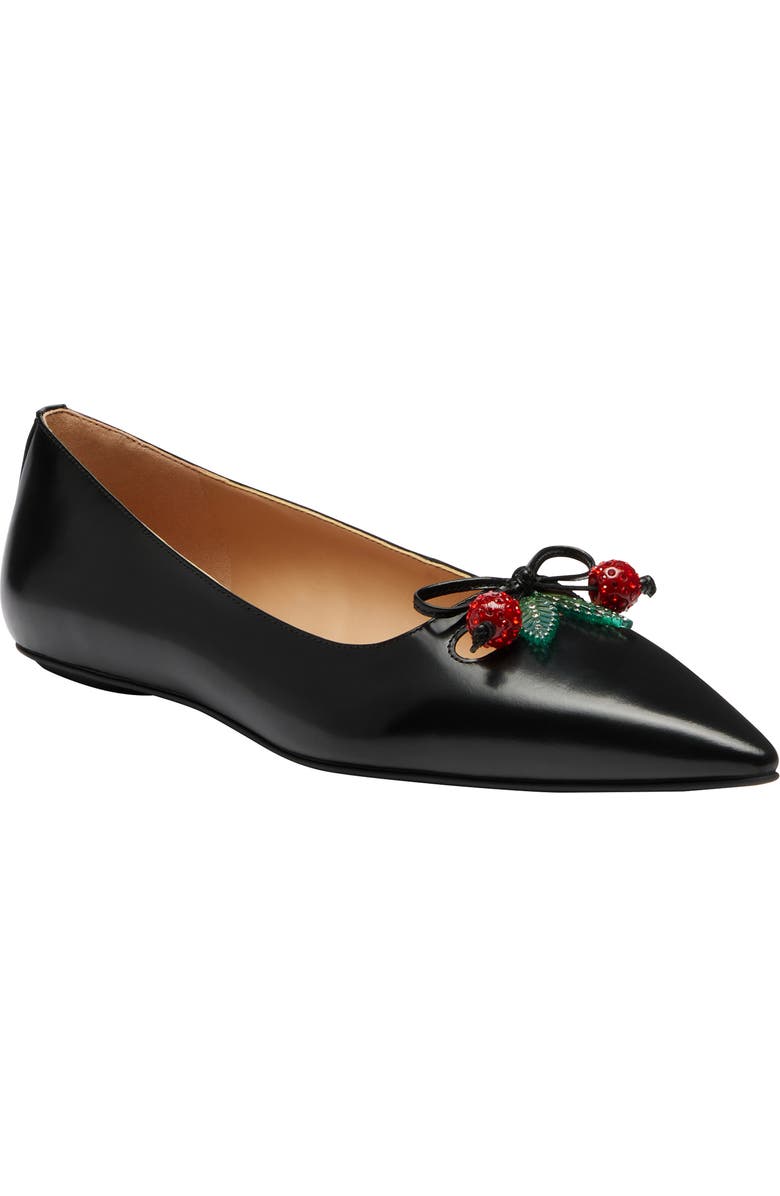 COACH Runway Cherry Pointed Toe Flat, Main, color,