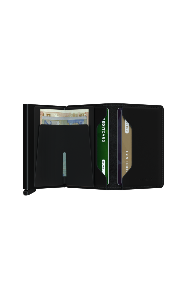 Slimwallet Matte, Alternate, color, Black