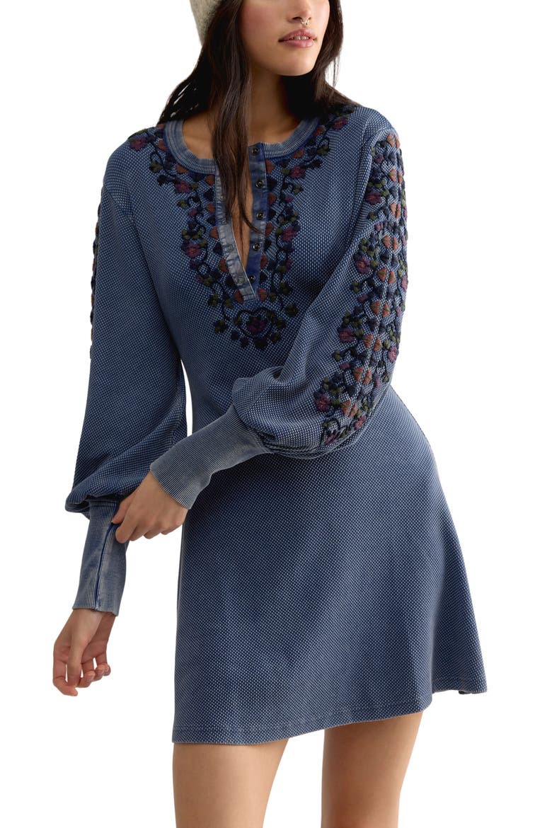 Freeze Frame Minidress, Alternate, color, STONE VALLEY