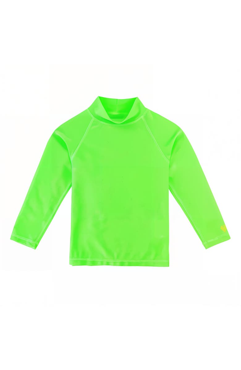 UV Skinz Neon Long Sleeve Sun & Swim Shirt, Main, color, Neon Green