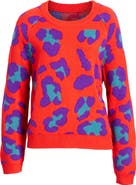 BLANKNYC Leopard Intarsia Sweater