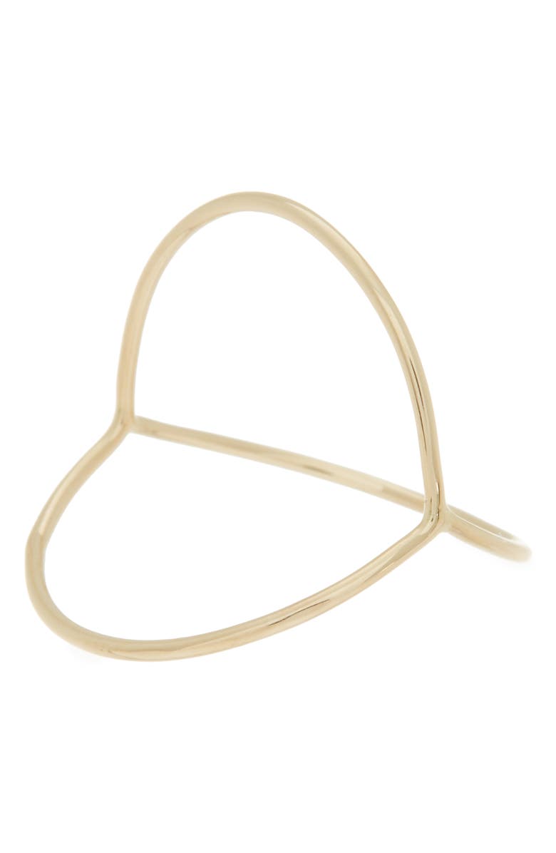 Bony Levy 14K Yellow Gold Open Circle Ring, Alternate, color, 