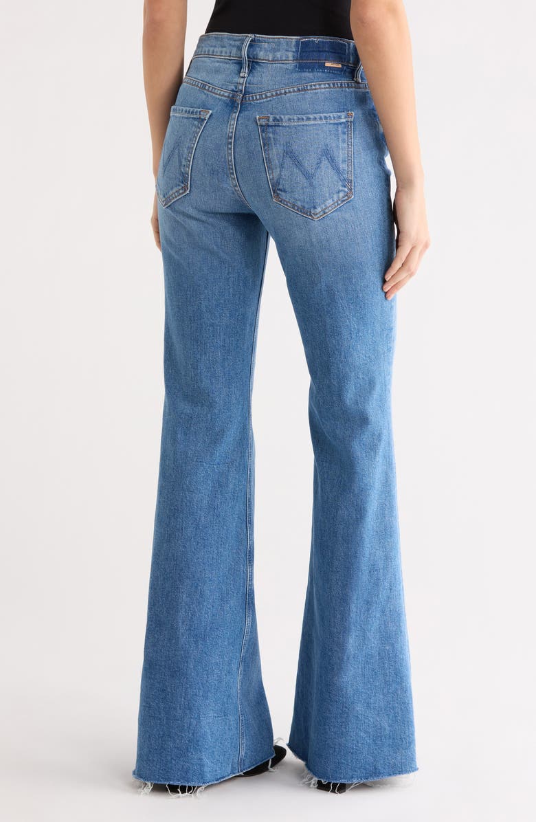 MOTHER The Doozy Fray Hem Flare Jeans, Alternate, color, Heads Or Tails