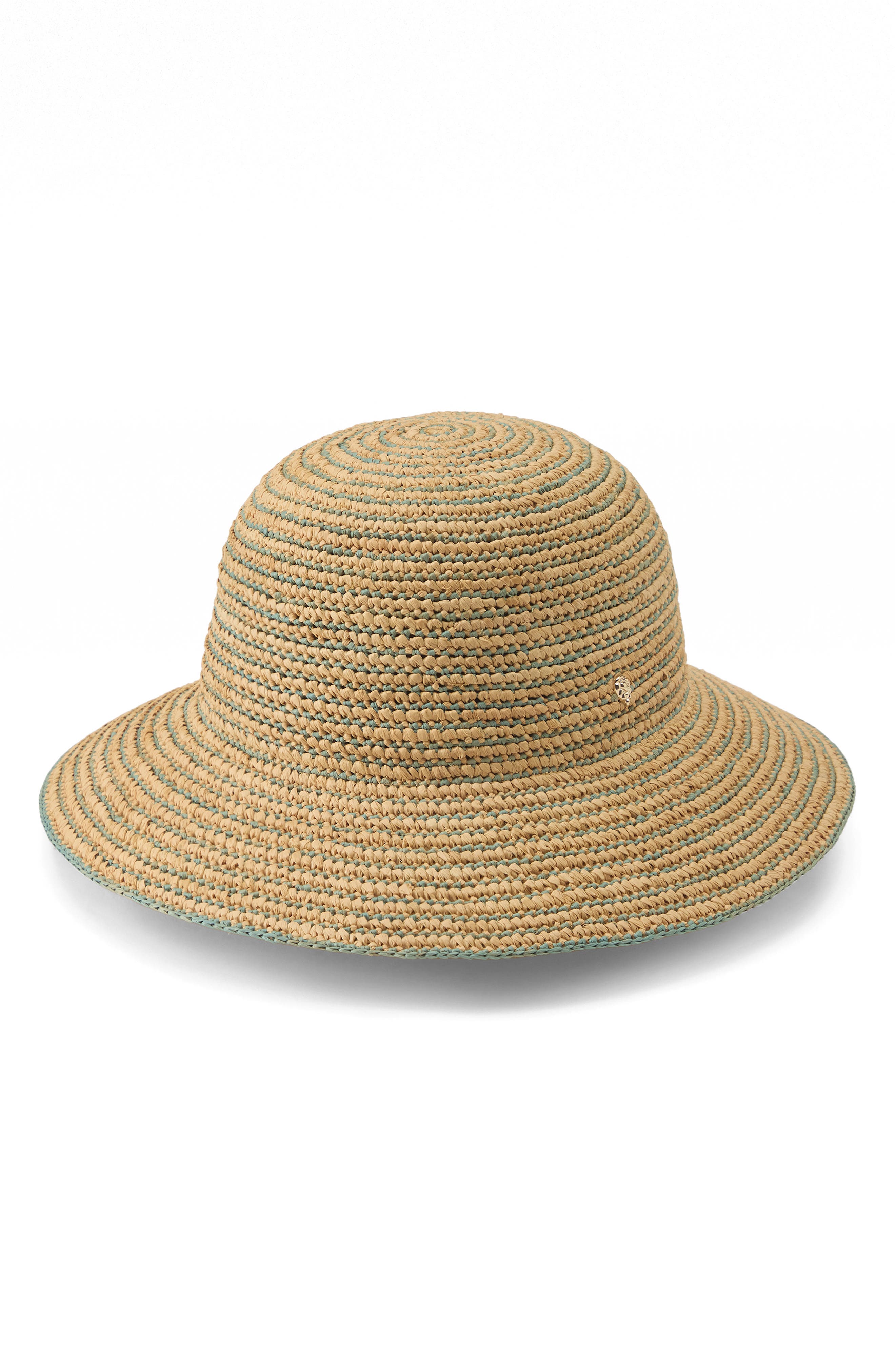 Evadine Packable Raffia Sun Hat
