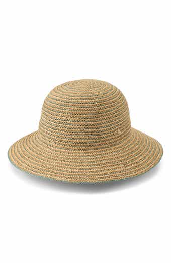 Evadine Packable Raffia Sun Hat