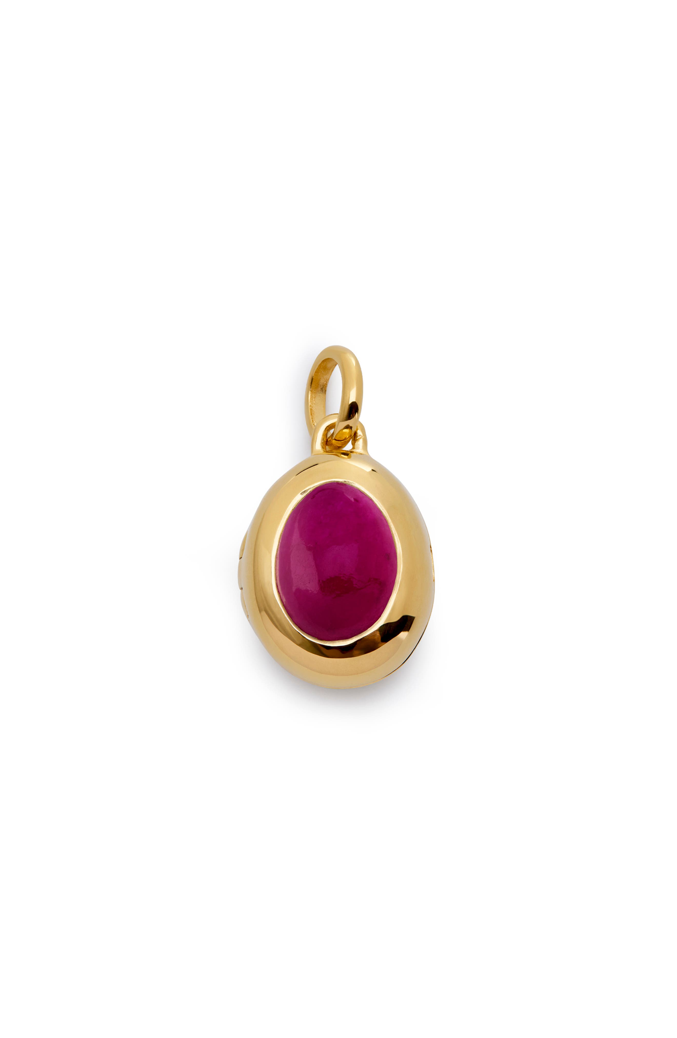 18CT GOLD / PINK QUARTZ